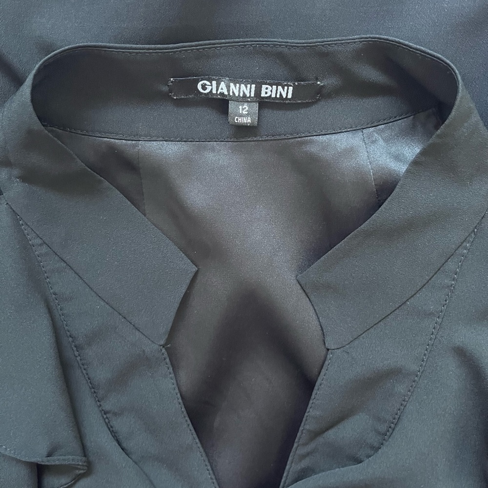 Gianni Bini Black Ruffle Dress - Picture 6 of 8